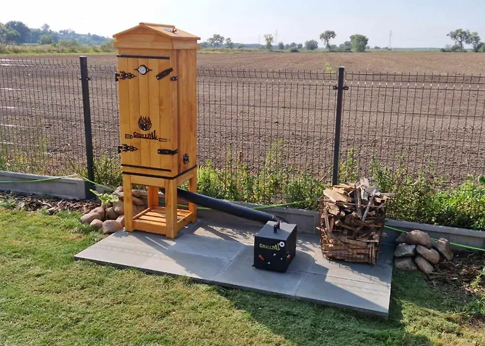 Rekreacyjny U Marcina Деревянный коттедж Квидзын